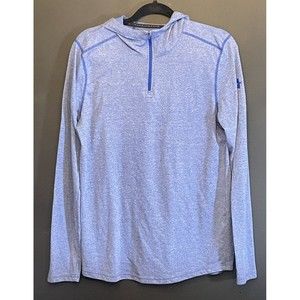 Under Armour Fitted Heatgear Women’s Top Hoodie M Medium Blue A115